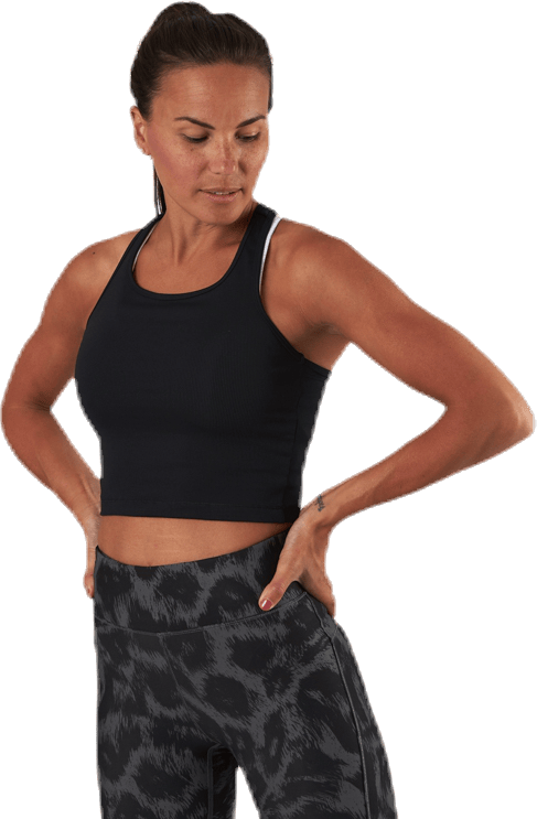 Bold Rib Crop Tank Black - Bild 4