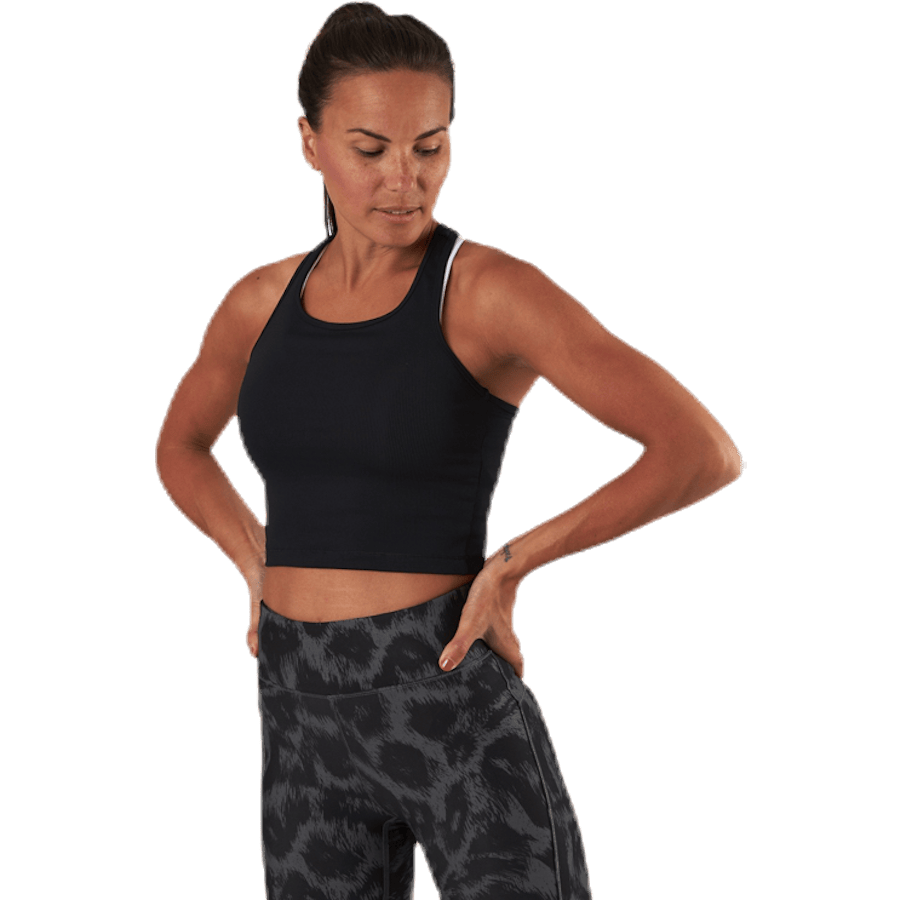 Bold Rib Crop Tank Black - Bild 4