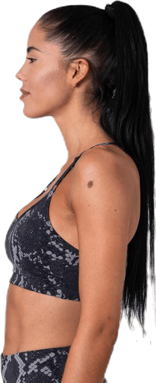 Strappy Sports Bra Grey - Bild 2