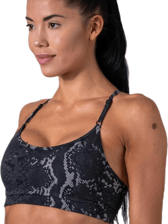 Strappy Sports Bra Grey - Bild 6