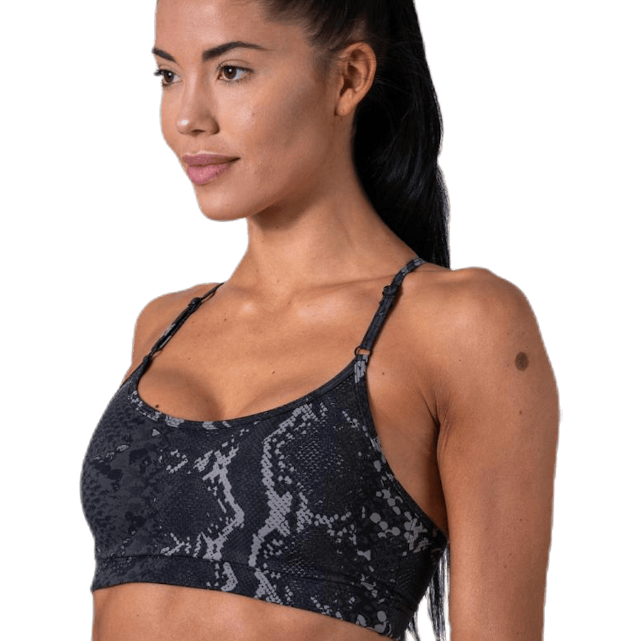 Strappy Sports Bra Grey - Bild 6