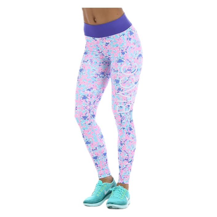 Bluebell Purple/Patterned, Female, Apparels, Leggings, Workout, Purple/Patterned, S