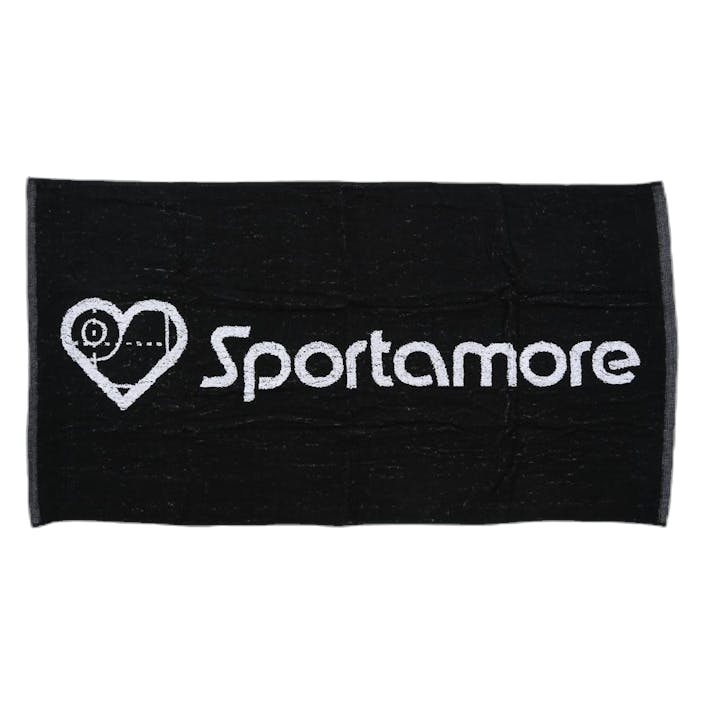 Sportamore Towel Black, Unisex, Udstyr, Træningsudstyr, Træning, Sort, ONESIZE