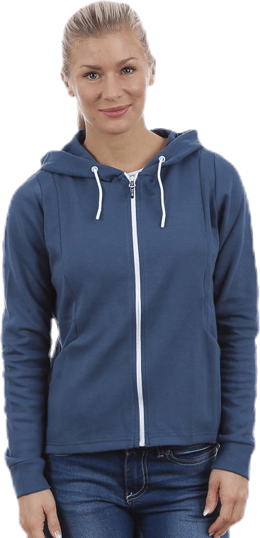 Melina Tech Jacket Blue, Female, Apparels, Shirts, Blue, L