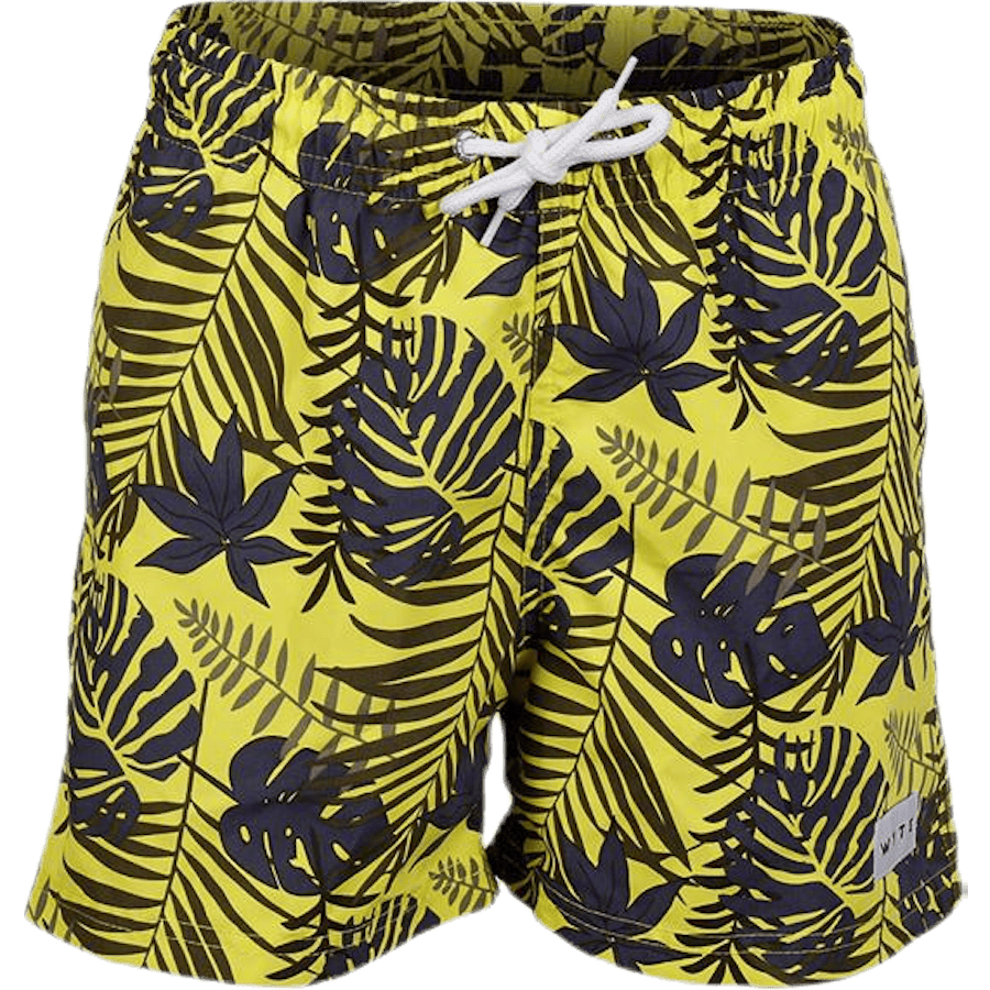Junior Aiden Swim Trunks Green/Yellow