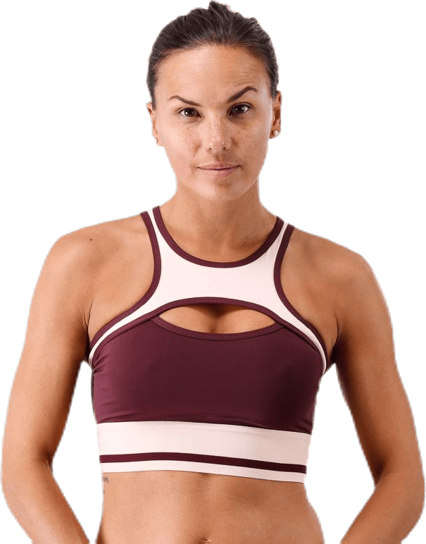 Hop Sports Bra  Purple/Pink/White