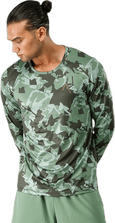 Kelvin Patterned/Green, Male, Apparels, Shirts, Workout, Patterned/Green, L