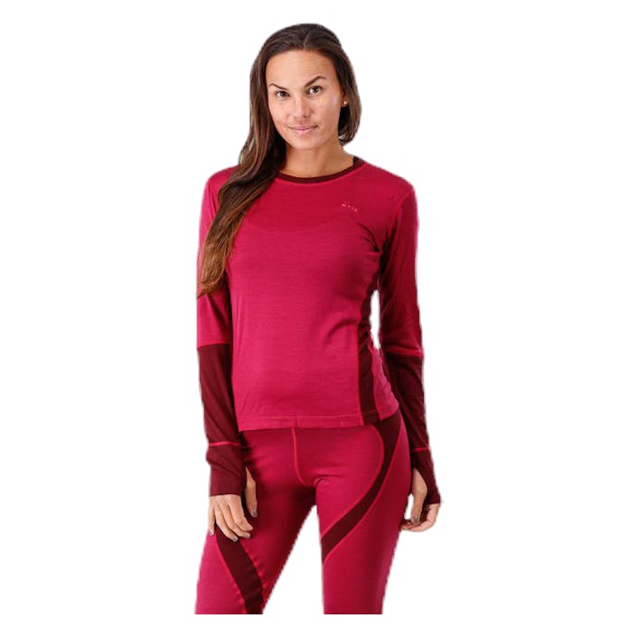 Lovisa Top Purple/Red, Female, Apparels, base layers, Purple/Red, S