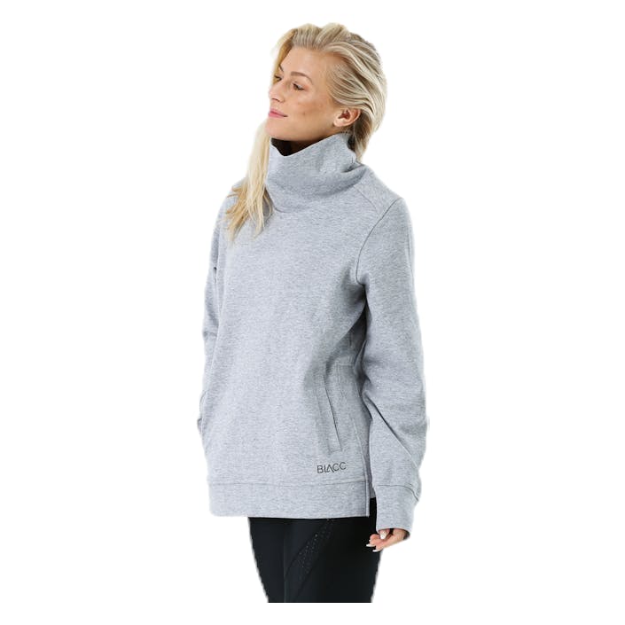 Cheerful Sweater Grey, Female, Vêtements, Chemises, Yoga, Gris, L