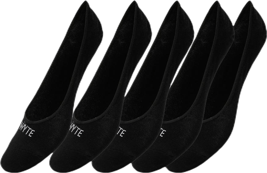 5-pack Invisible Sock Black, Unisex, Apparels, Socks, Black, 43-46