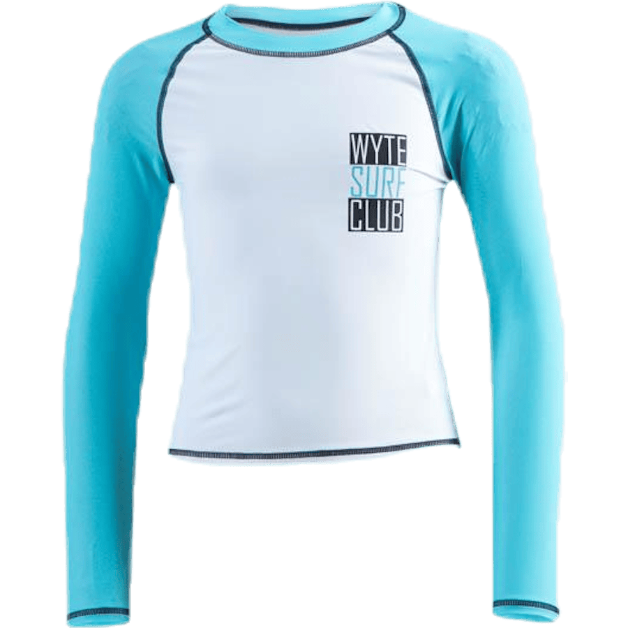 Jr UV Shirt LS Turquoise/White - Bild 2