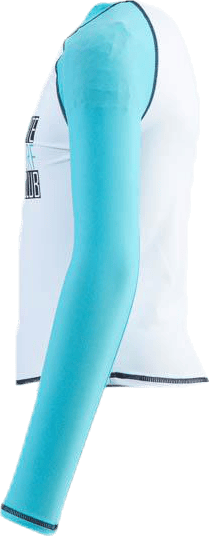 Jr UV Shirt LS Turquoise/White - Bild 3