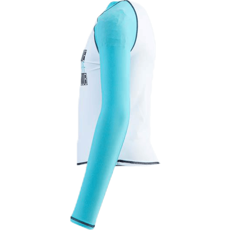 Jr UV Shirt LS Turquoise/White - Bild 3