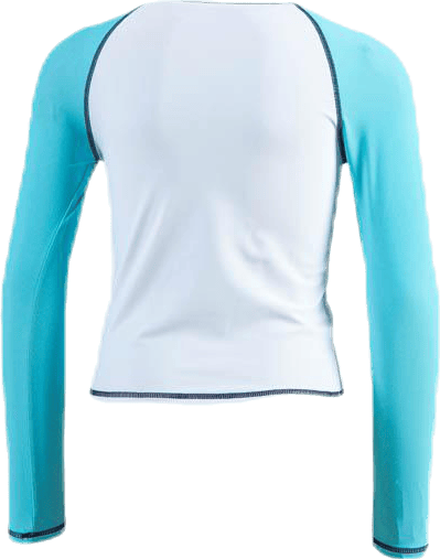 Jr UV Shirt LS Turquoise/White - Bild 4