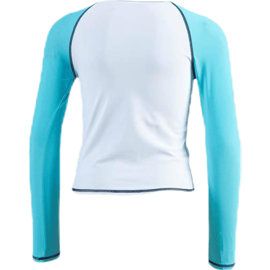 Jr UV Shirt LS Turquoise/White - Bild 4