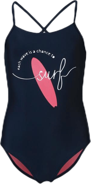 Junior Jenina Swimsuit  Blue/Pink, Unisex, Kläder, Badkläder, Simning, Blå/Rosa, 134/140