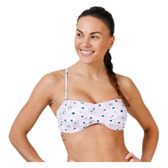 Lea Bandeau Pink, Female, Apparels, Swimwear, Swimming, Pink, M