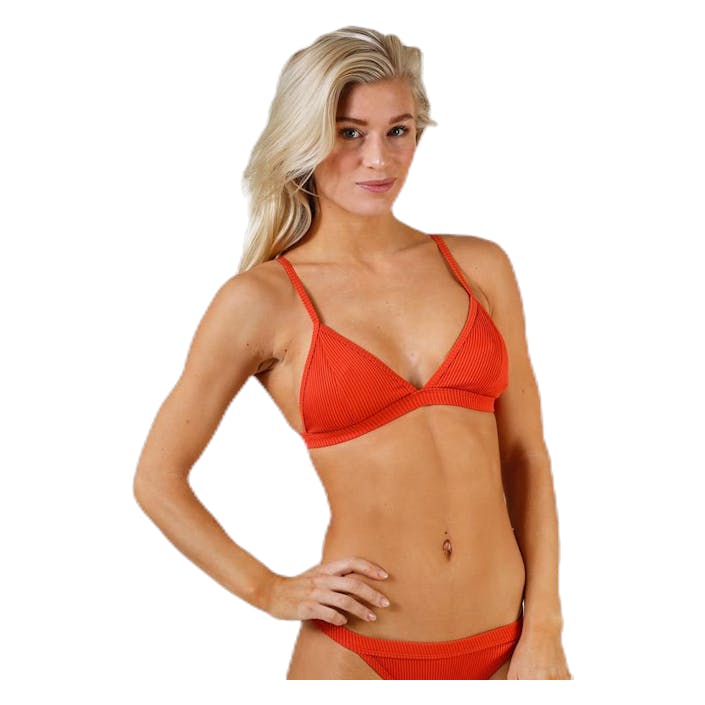 Lilja Ribb Triangle Orange, Female, Apparels, Swimwear, Swimming, Orange, M
