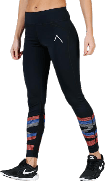 Twist Tights Black, Female, Apparels, Leggings, Workout, Black, XS