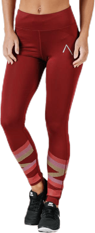 Twist Tights Red, Female, Apparels, Leggings, Workout, Red, S
