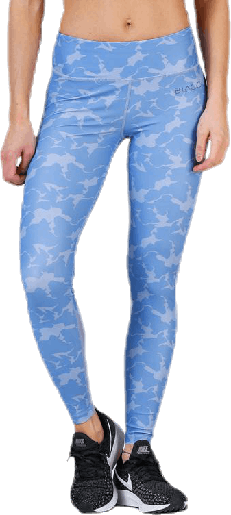 Live Tights Blue, Female, Apparels, Leggings, Yoga, Blue, S