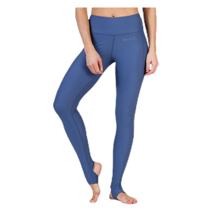 Pose Yoga Tights Blue, Female, Apparels, Leggings, Yoga, Blue, M
