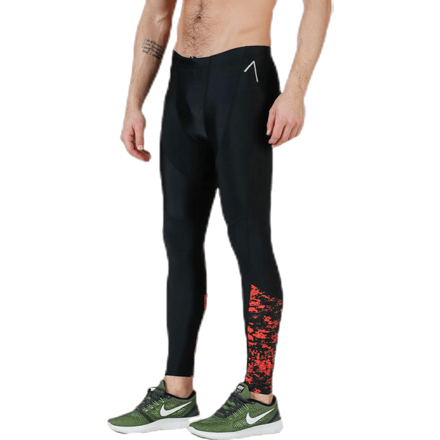 Brace Compression Tights Black/Red