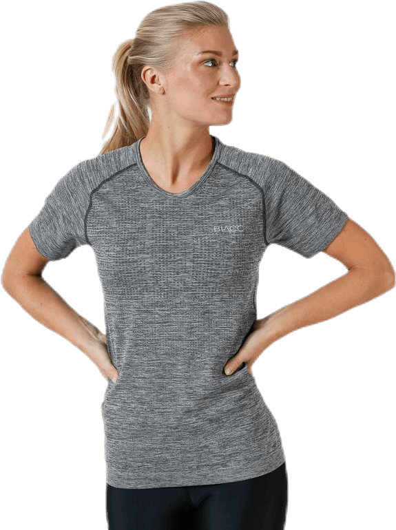 Granite Grey, Female, Apparels, T-shirt, Running, Grey, M/L