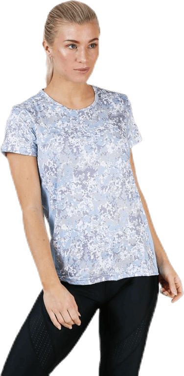 Helion II Blue/Grey, Female, Apparels, T-shirt, Running, Blue/Grey, M