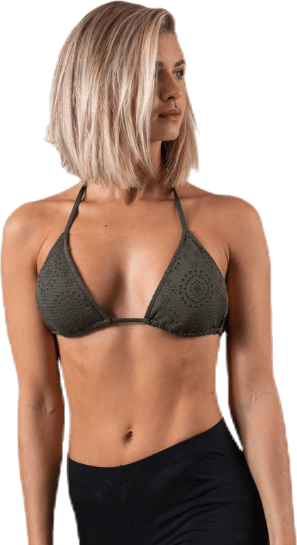 Daisy Chrochet Triangle Green, Female, Kleding, Zwemkleding, Zwemmen, Groen, S