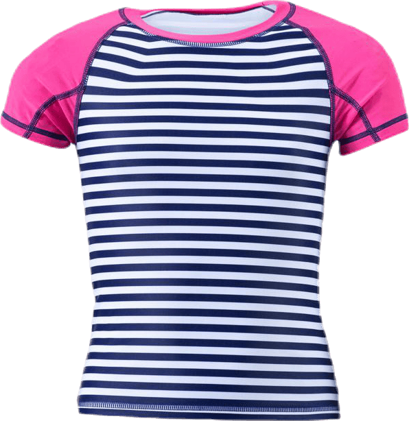 Junior UV Shirt Pink/Blue, Unisex, Apparels, Swimwear, Swimming, Pink/Blue, 98/104