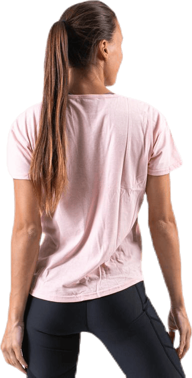 Rhen Tee Pink, Female, Abbigliamento, Maglietta, Allenamento, Rosa, S