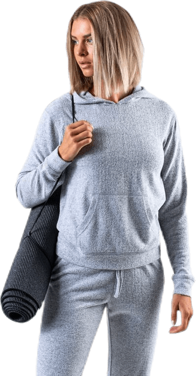Soft Hoodie Grey, Female, Apparels, Shirts, Yoga, Grey, M