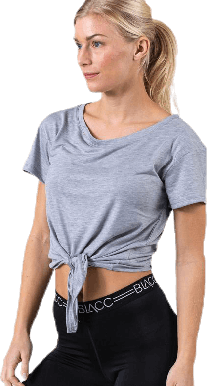 Shine Grey, Female, Kleding, T-shirt, Yoga, Grijs, L