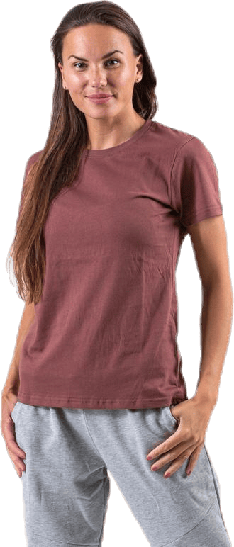 Ebba T-shirt Purple/Brown