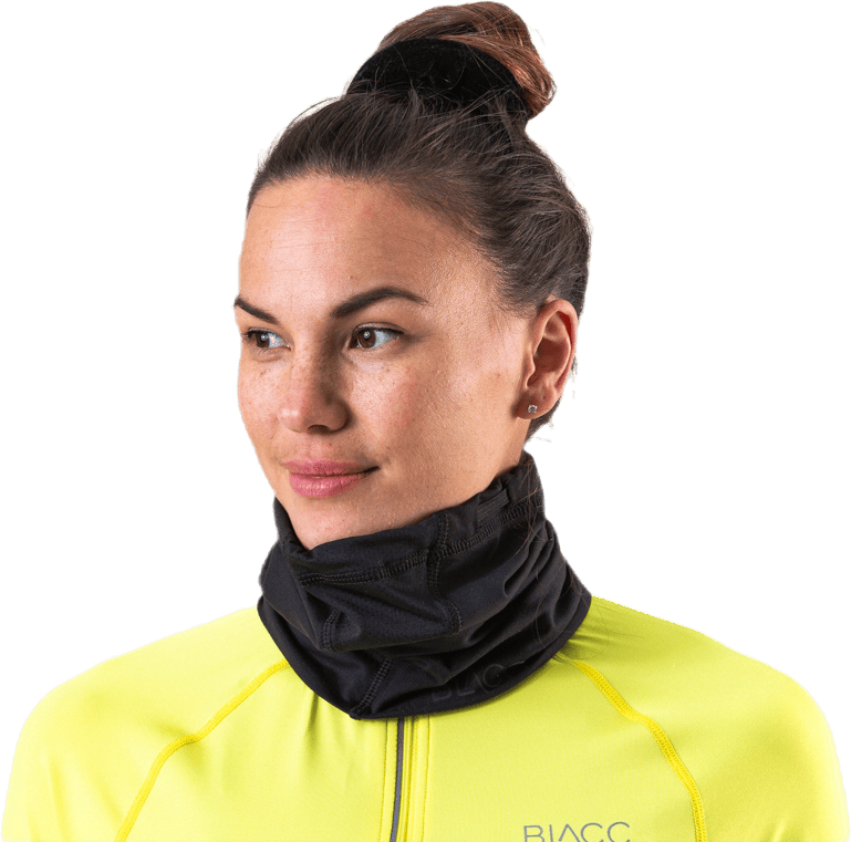 Winter Neckwarmer Black, Unisex, Apparels, hats & caps, Running, Black, ONESIZE