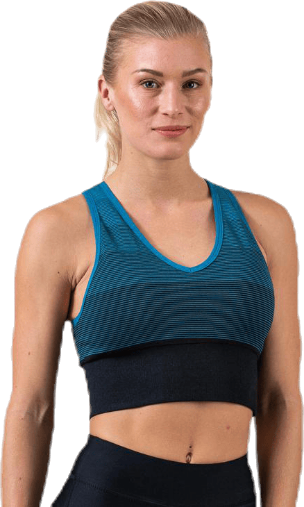 Gradient Seamless Top Blue