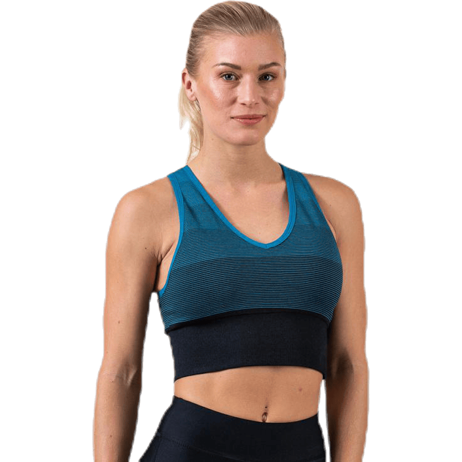 Gradient Seamless Top Blue