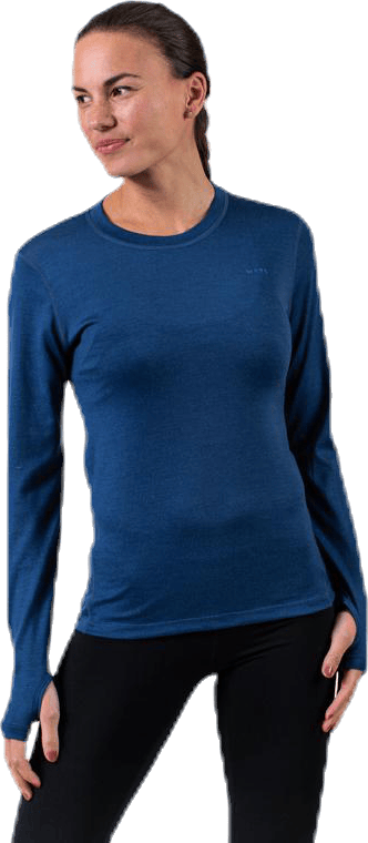 Flora Merino LS Blue