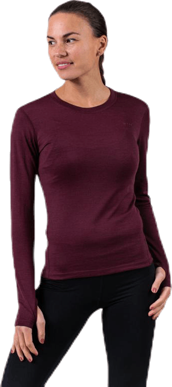 Flora Merino LS Purple, Female, Kläder, basskikt, Lila, XS