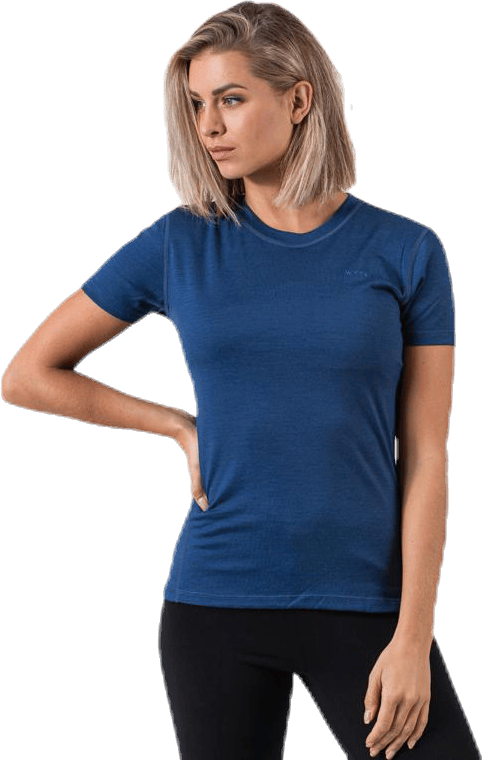 Flora Merino SS Blue