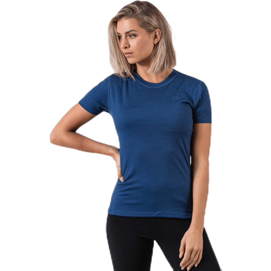 Flora Merino SS Blue