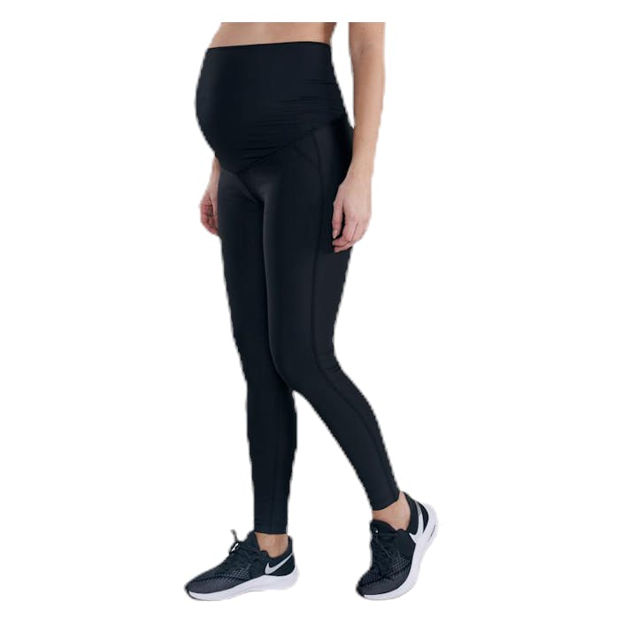 Control Mama Tights Black, Female, Apparels, maternity, Workout, Black, XS