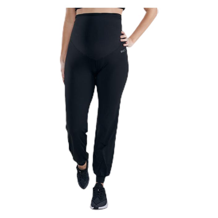 Enjoy Mama Pants Black, Female, Apparels, maternity, Workout, Black, L