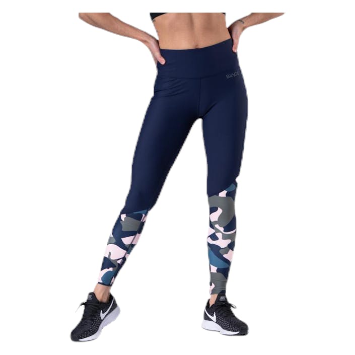 Leia tights Blue, Female, Kläder, Tights, Träning, Blå, XS