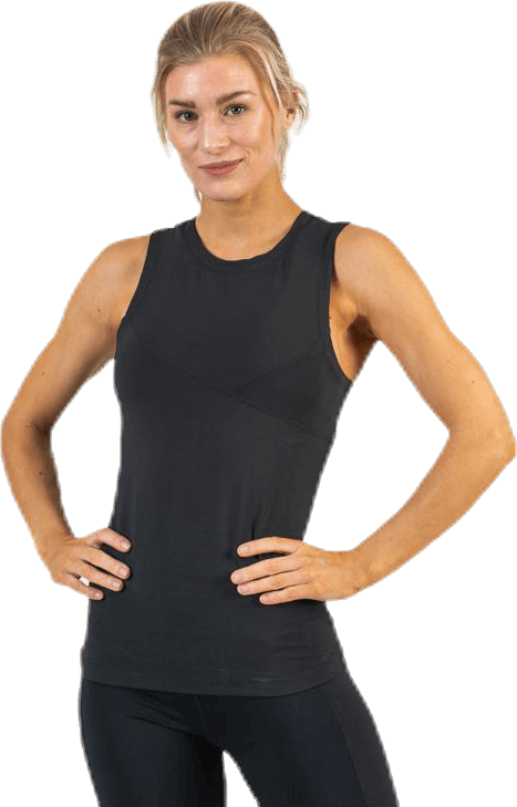 Koray Rib Tank Black, Female, Apparels, Tops, Workout, Black, S