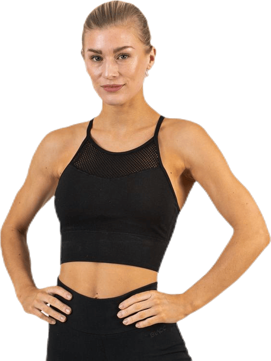 Neoma Seamless Bra Black, Female, Vêtements, Soutien-gorge de sport, Entraînement, Noir, L