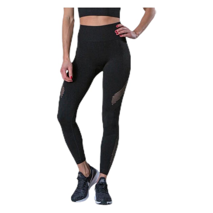 Neoma Seamless Tights Black, Female, Vêtements, Leggings, Yoga, Noir, M