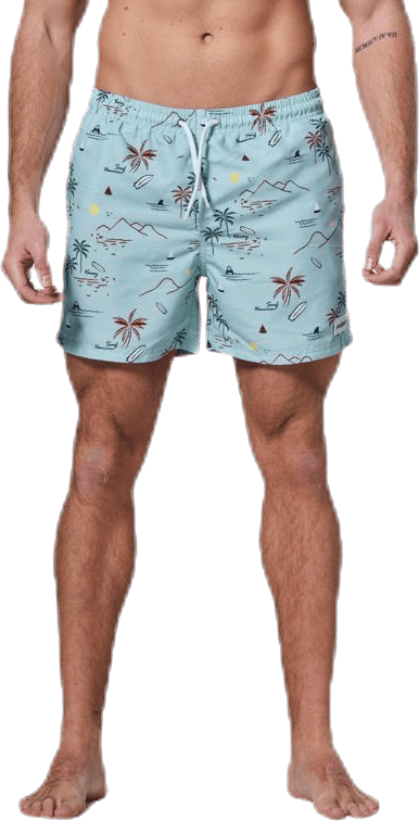 Kai Swim Trunks Blue, Male, Kläder, Badkläder, Simning, Blå, S