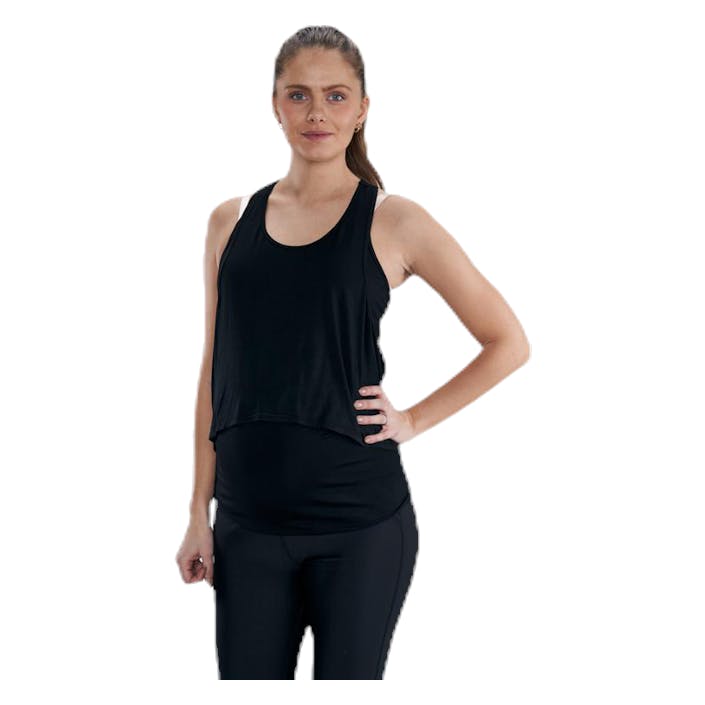 Nova Mama Tank Black, Female, Vêtements, maternité, Entraînement, Noir, M